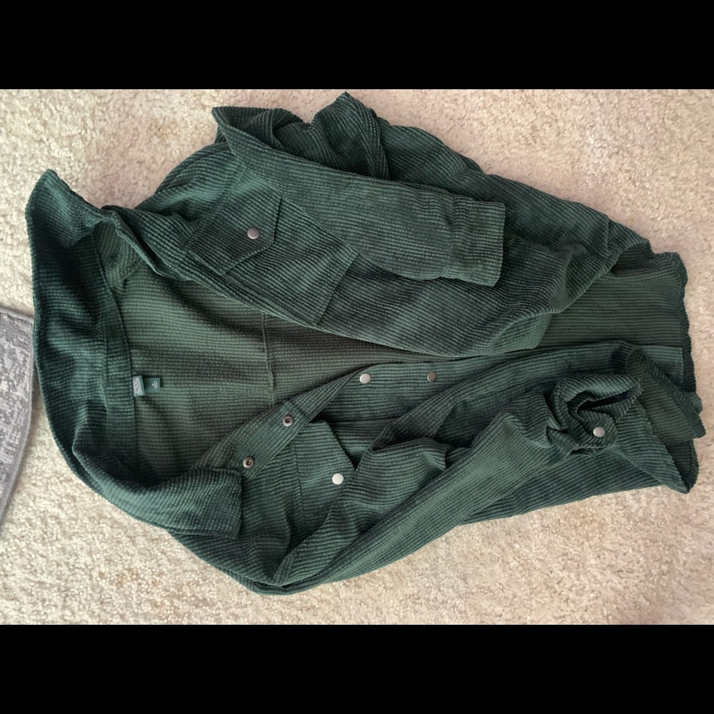 Dark Green Flannel